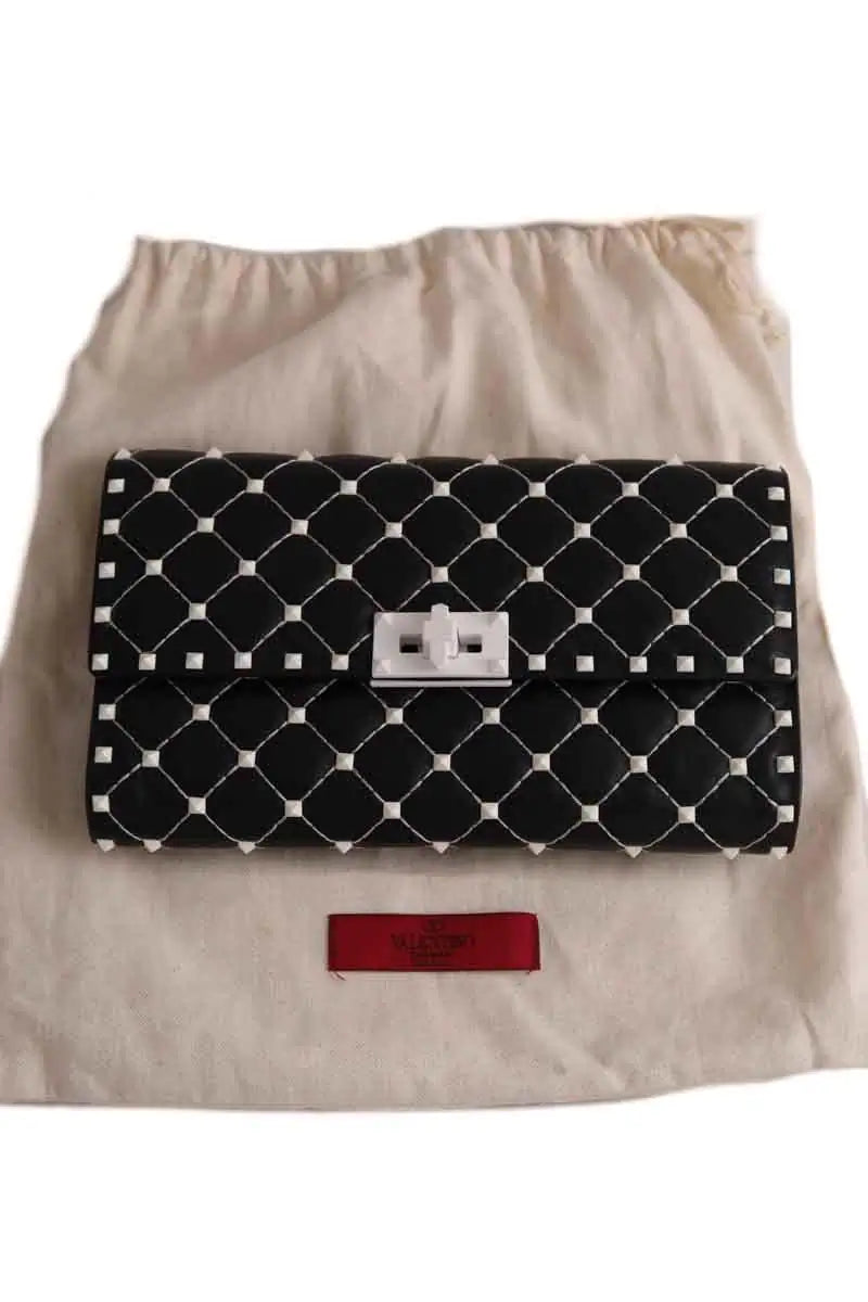 Mini sac Valentino Rockstud spike Noir en Cuir
