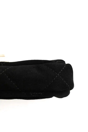Mini sac Vanessa Bruno Moon Noir en Daim
