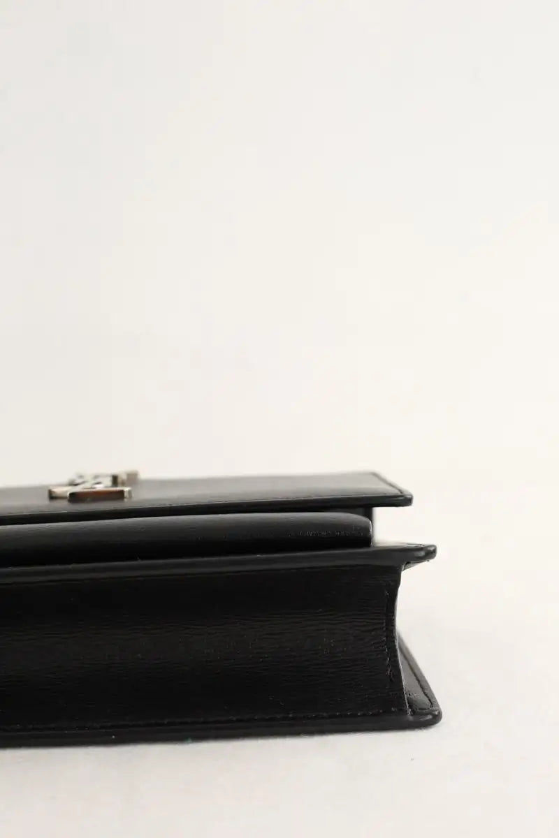 Mini sac Yves Saint Laurent Sunset Noir en Cuir