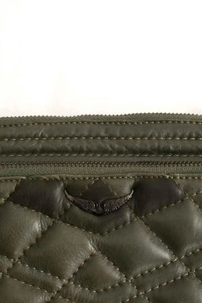 Mini sac Zadig & Voltaire Kaki en Cuir