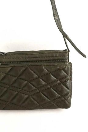 Mini sac Zadig & Voltaire Kaki en Cuir