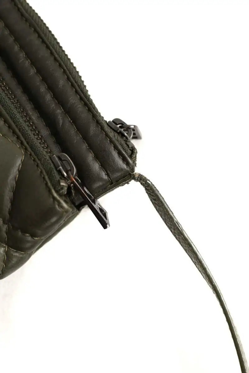 Mini sac Zadig & Voltaire Kaki en Cuir