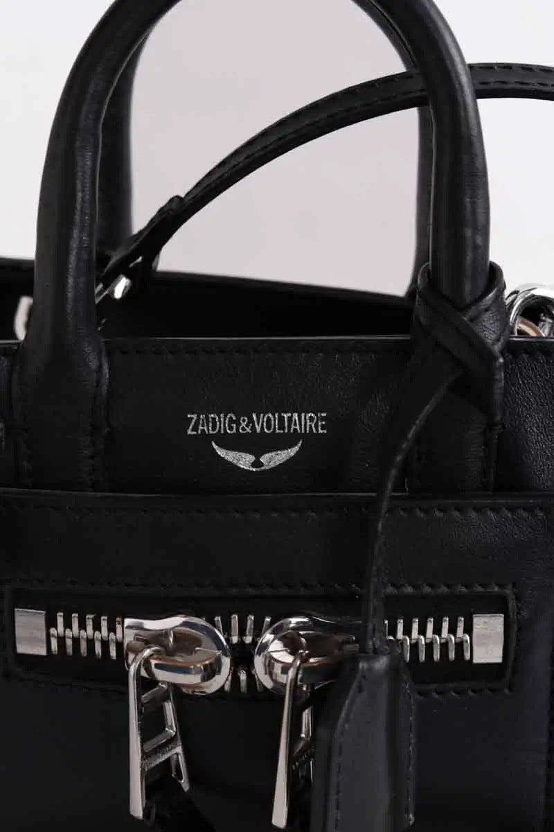 Mini sac Zadig & Voltaire Noir en Cuir
