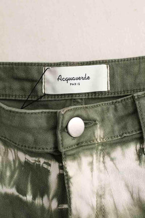 Mini short Acquaverde Kaki en Coton