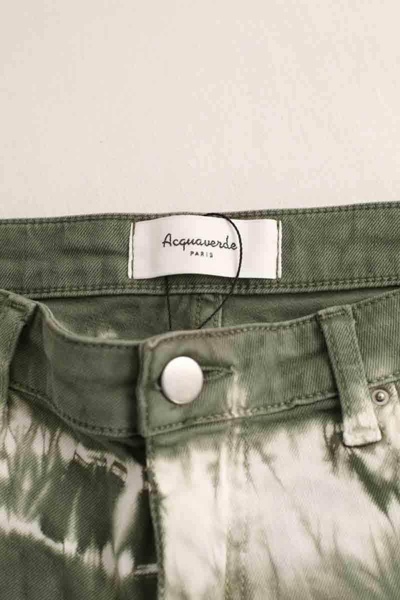 Mini short Acquaverde Kaki en Coton
