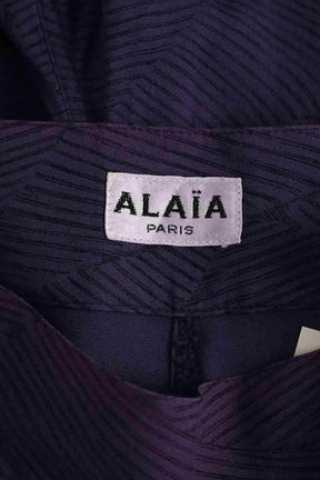 Mini short Alaïa Violet en Coton
