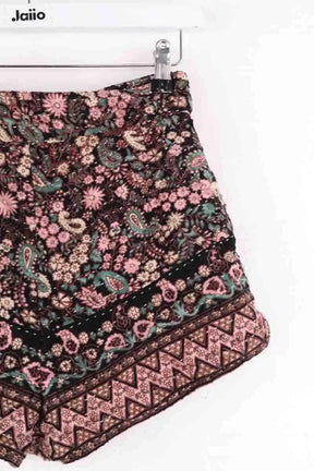 Mini short Antik Batik Multicolore en Coton