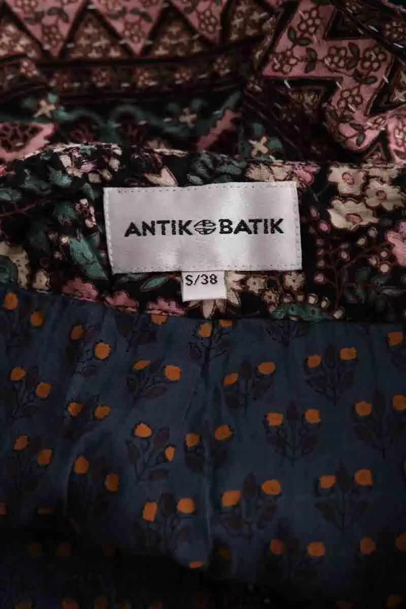 Mini short Antik Batik Multicolore en Coton