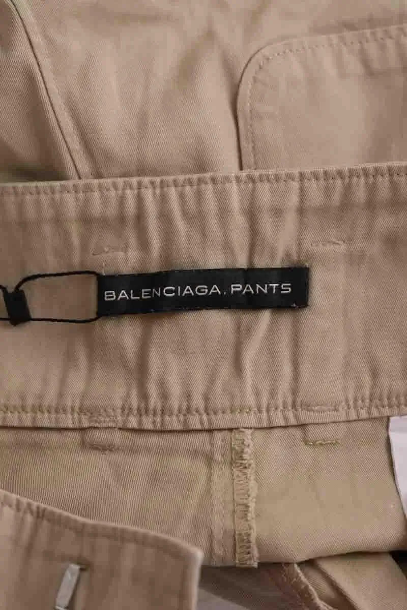 Mini short Balenciaga Beige en Coton