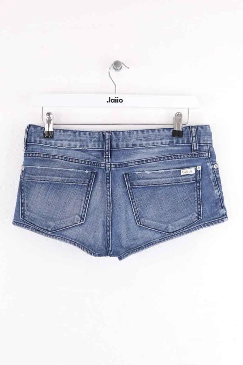 Mini short Ba&Sh Bleu en Coton