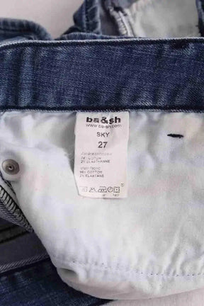 Mini short Ba&Sh Bleu en Coton