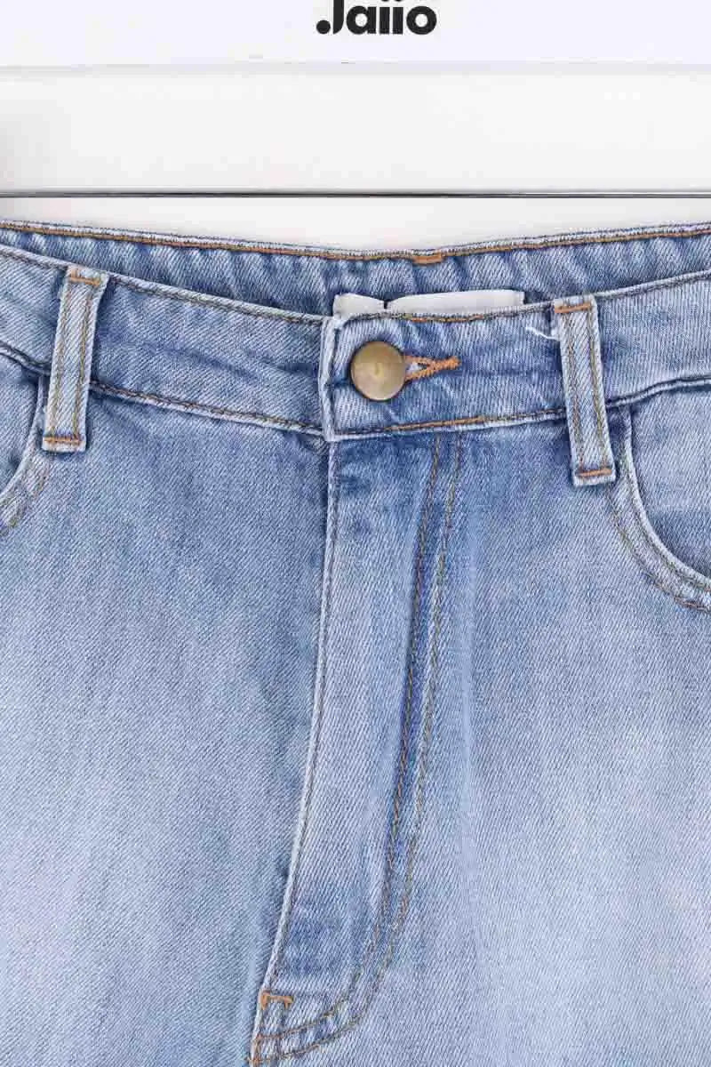 Mini short Ba&Sh Bleu en Coton