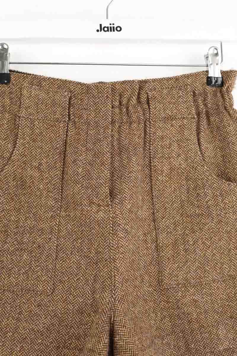 Mini short Bash Marron en Laine