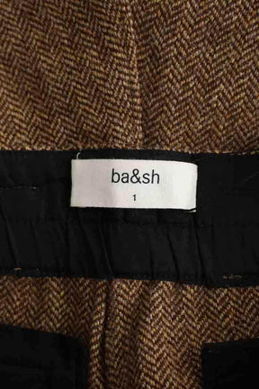 Mini short Bash Marron en Laine