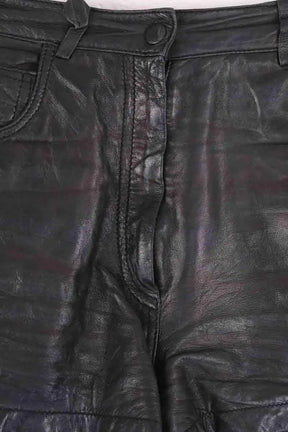 Mini short Ba&Sh Noir en Cuir