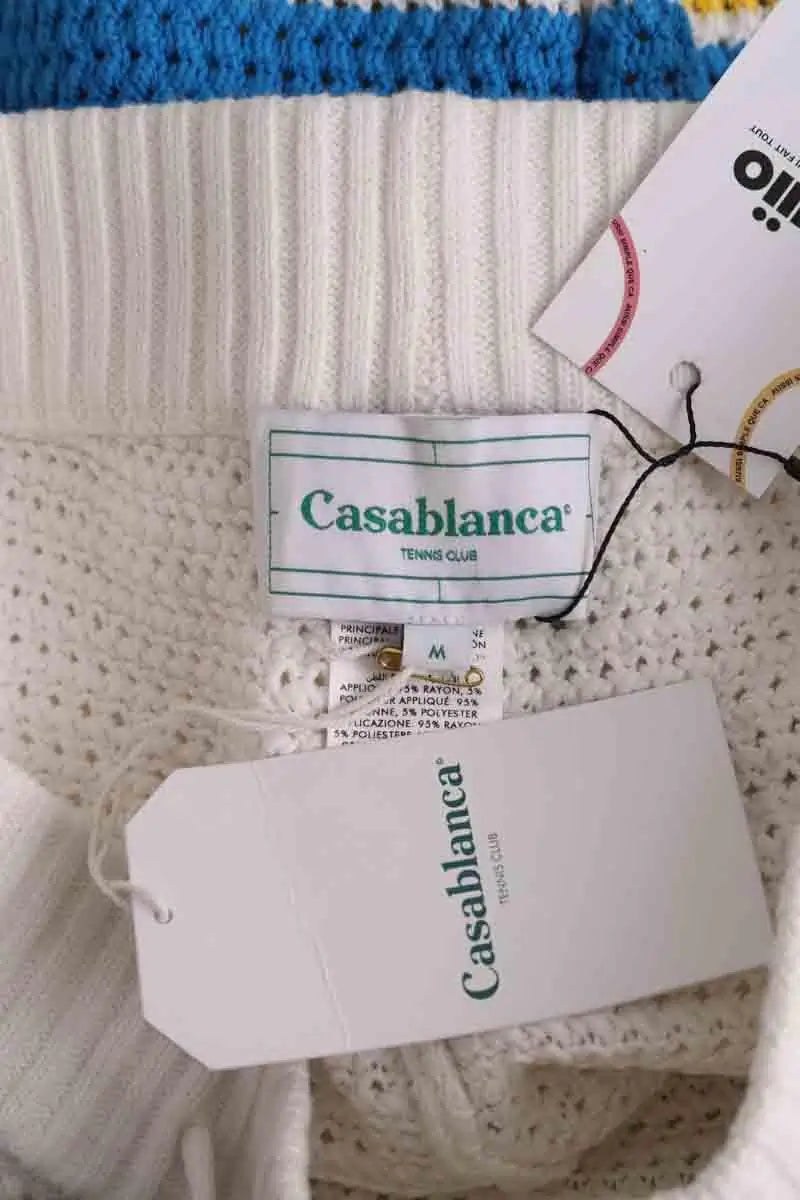 Mini short Casablanca Blanc en Coton