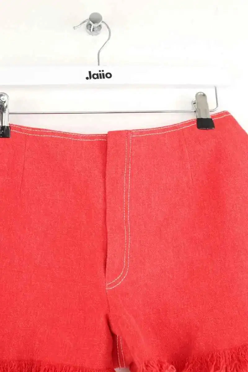 Mini short Chanel Rouge en Coton