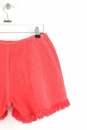 Mini short Chanel Rouge en Coton