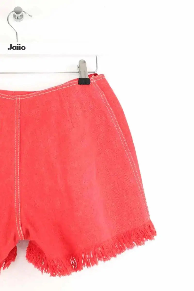 Mini short Chanel Rouge en Coton