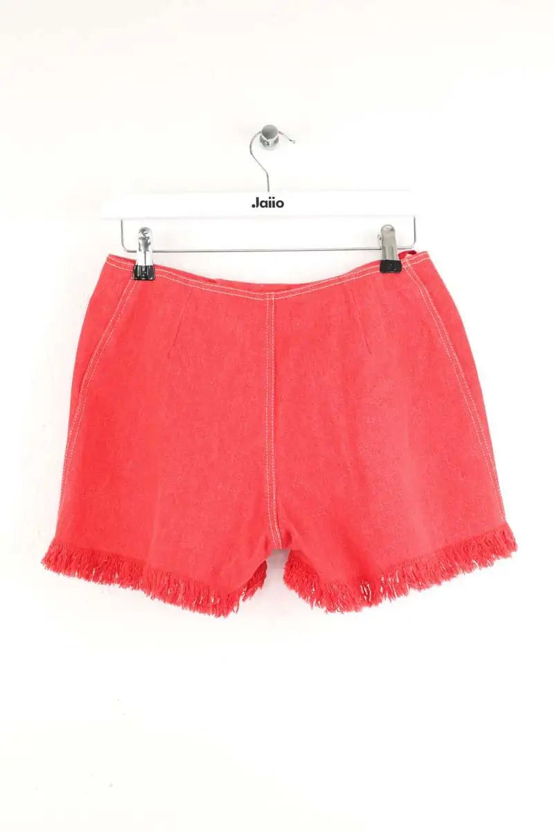 Mini short Chanel Rouge en Coton