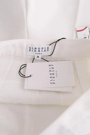 Mini short Claudie Pierlot Blanc en Coton
