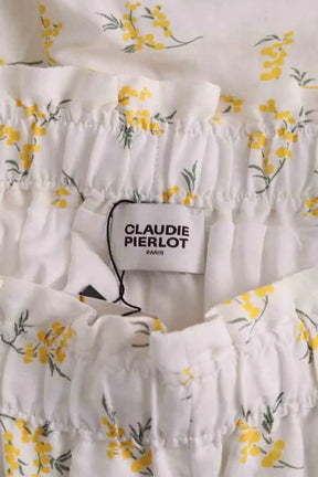 Mini short Claudie Pierlot Blanc en Viscose