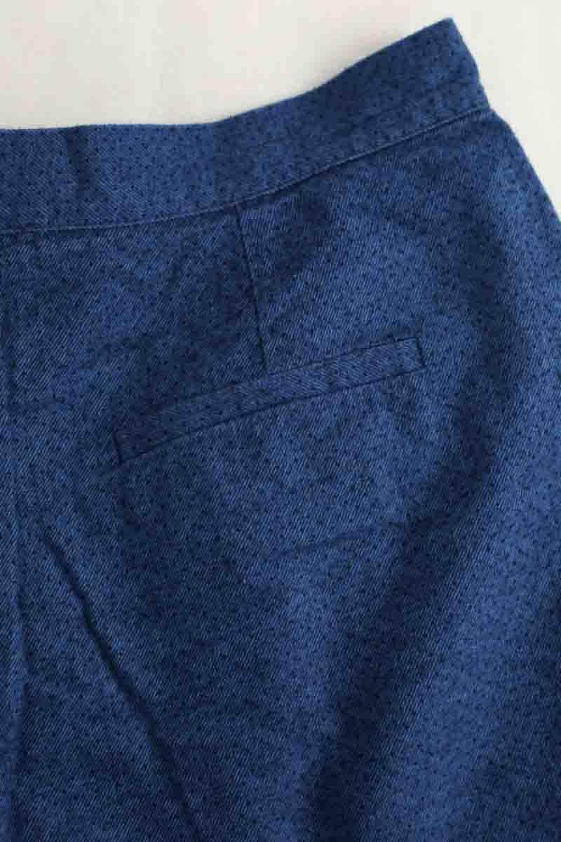 Mini short Des Petits Hauts Marine en Coton