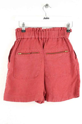 Mini short Des Petits Hauts Takoko Rouge en Lin