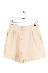 Mini short Des Petits Hauts Touquet Ecru en Lin, taille S - Seconde Main