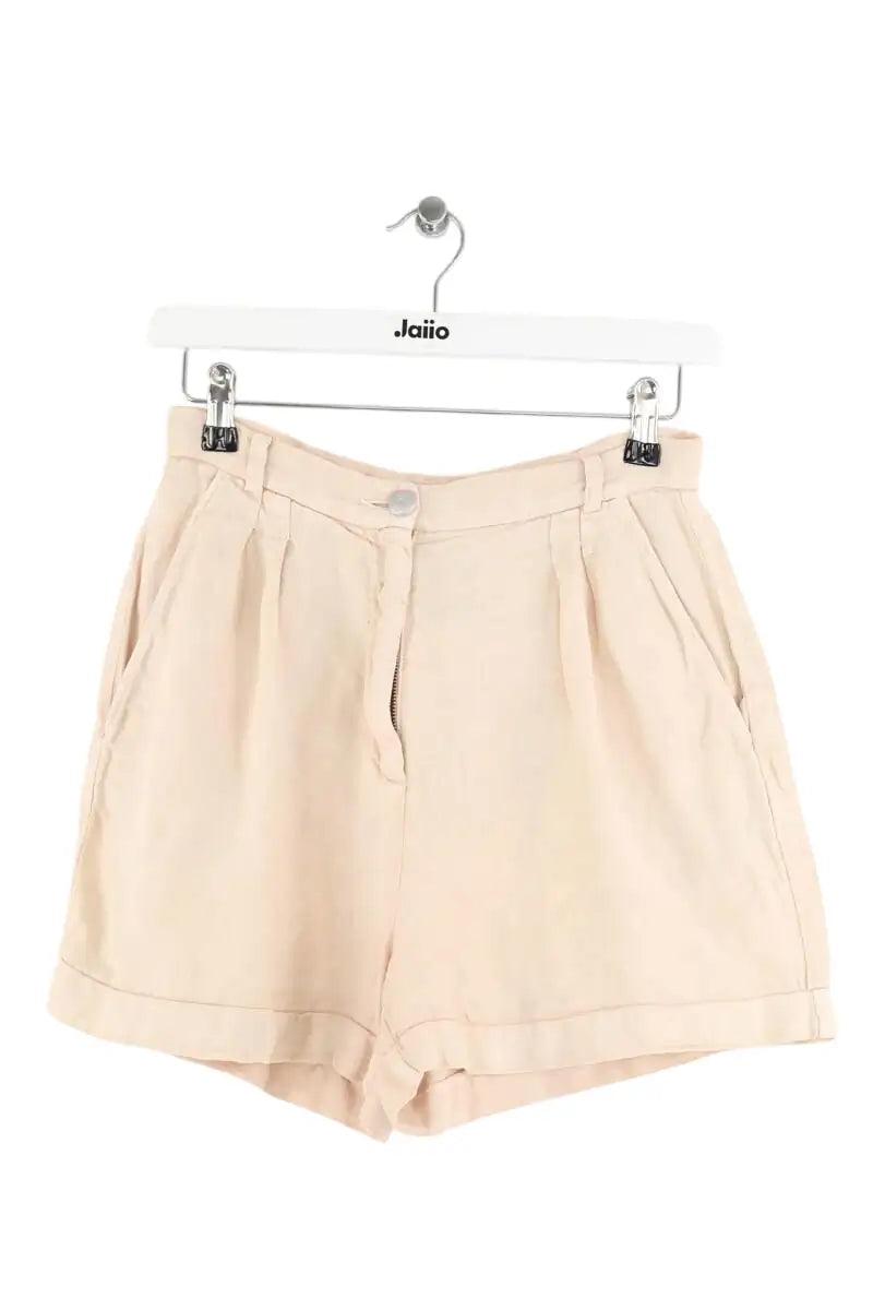 Mini short Des Petits Hauts Touquet Ecru en Lin, taille S - Seconde Main