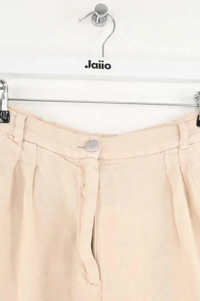Mini short Des Petits Hauts Touquet Ecru en Lin
