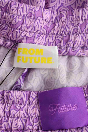 Mini short From Future Violet en Soie