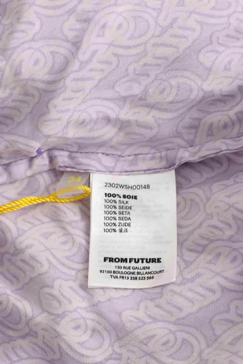 Mini short From Future Violet en Soie