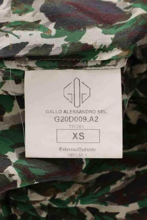 Mini short Golden Goose Vert en Soie