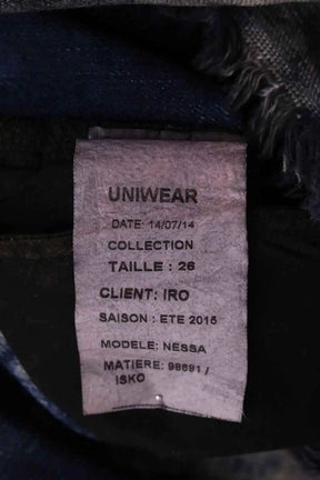 Mini short Iro Gris en Synthétique
