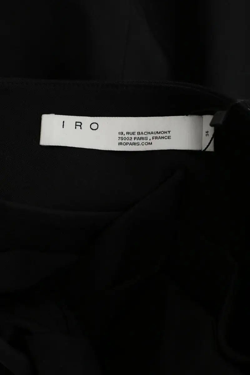 Mini short Iro Noir en Coton - élasthanne