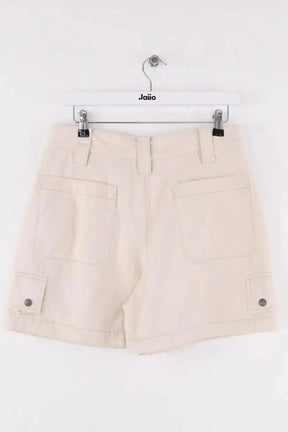 Mini short Isabel Marant Ecru en Coton