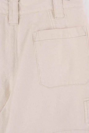 Mini short Isabel Marant Ecru en Coton