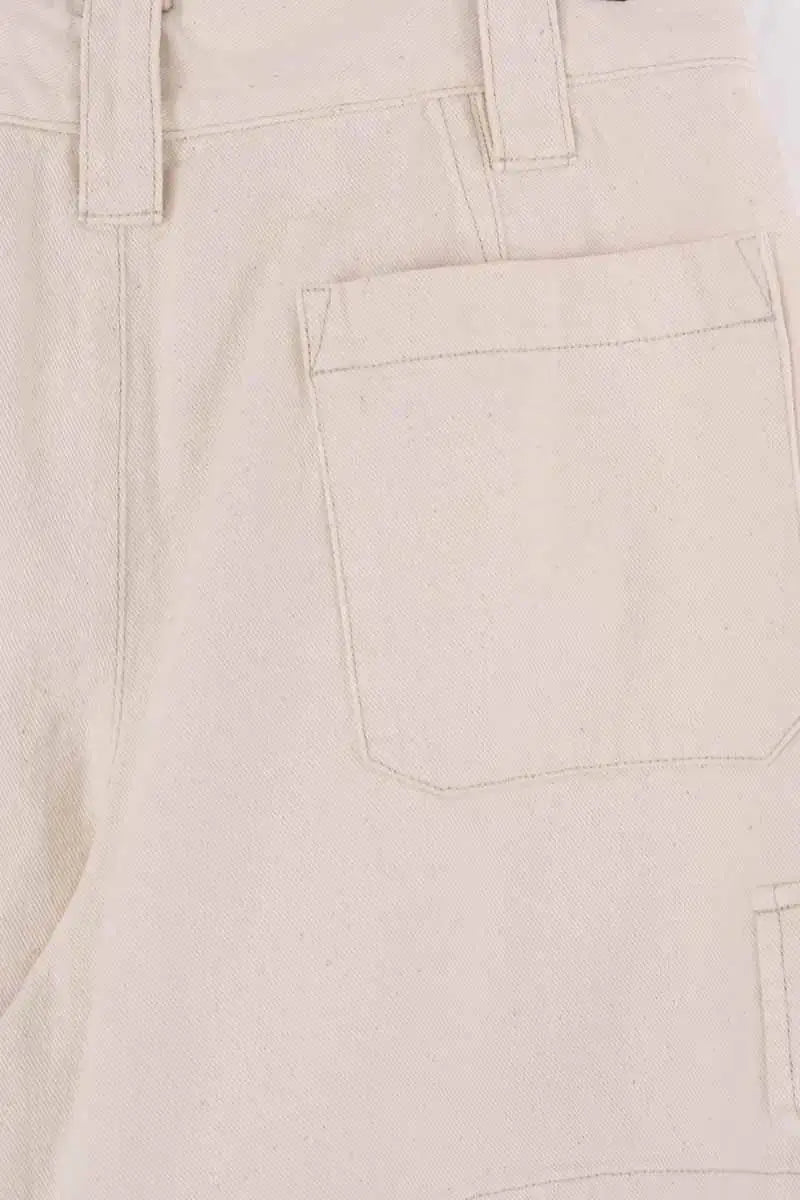Mini short Isabel Marant Ecru en Coton