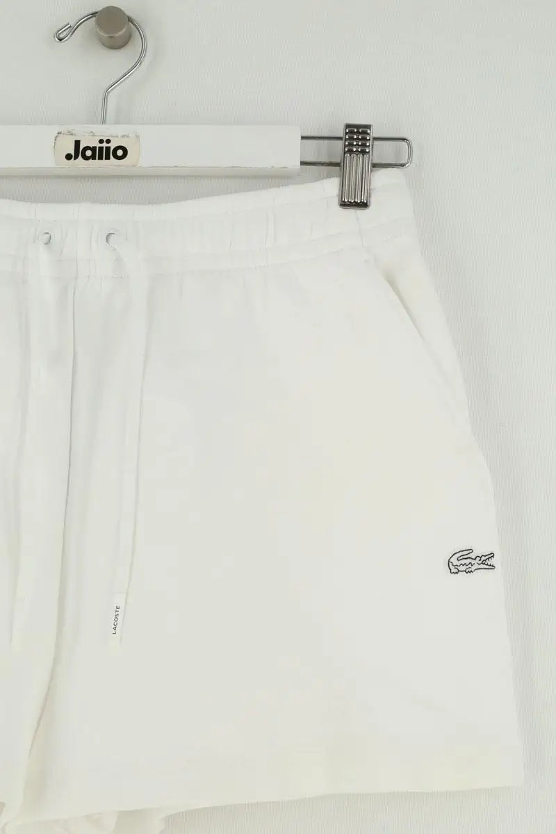 Mini short Lacoste Blanc en Coton