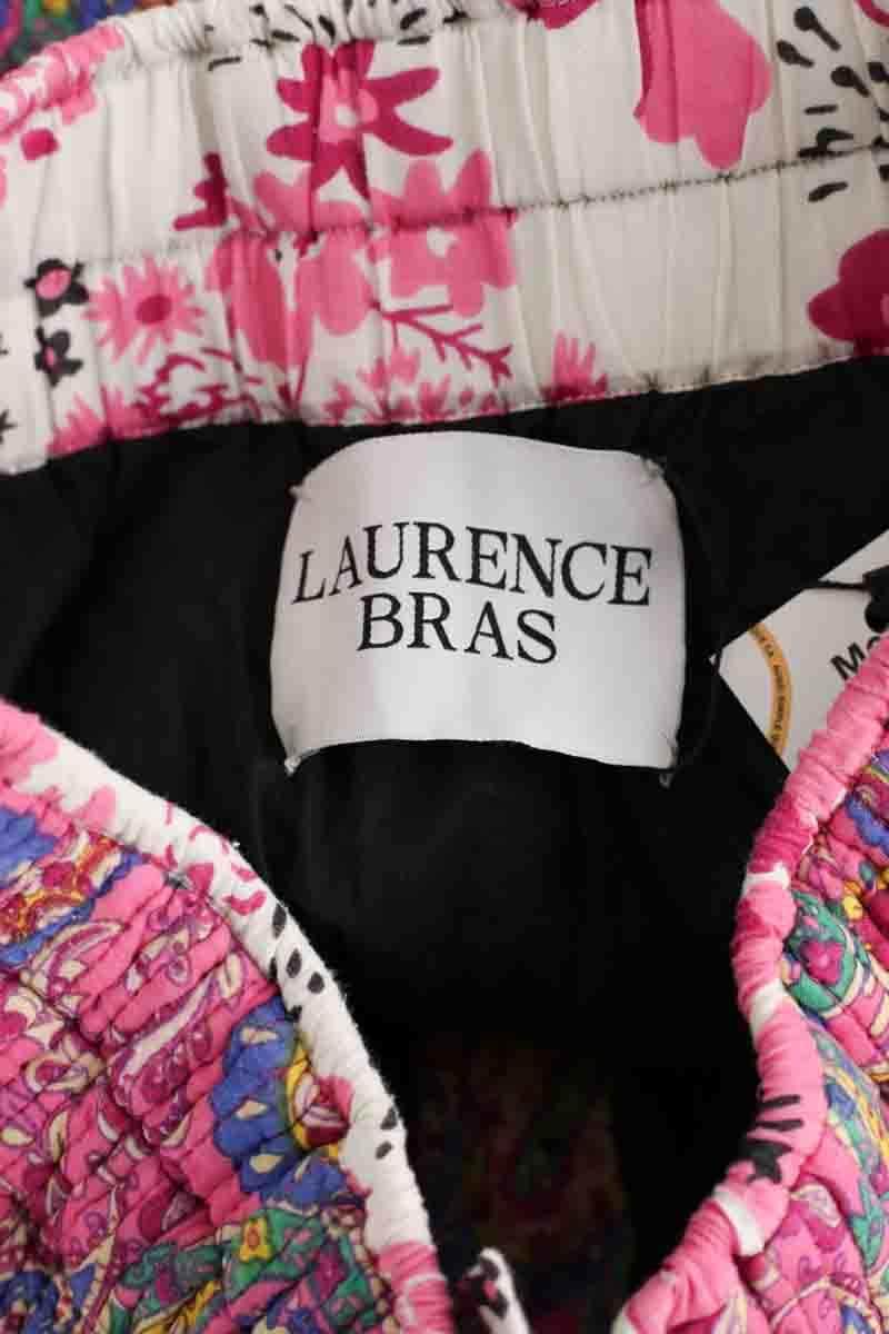 Mini short Laurence Bras Rose en Coton