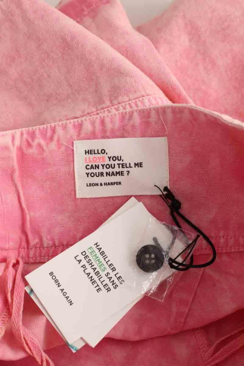 Mini short Leon & Harper Rose en Coton