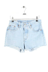 Mini short Levi's 501 Bleu en Coton, taille S - Seconde Main