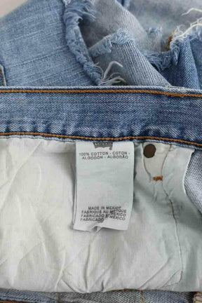 Mini short Levi's 501 Bleu en Coton