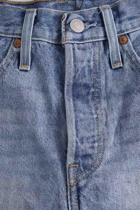 Mini short Levi's 501 Bleu en Coton
