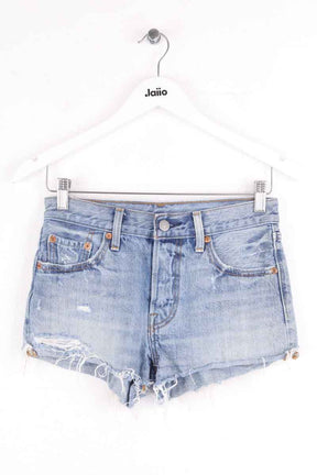 Mini short Levi's 501 Bleu en Coton, taille XS - Seconde Main