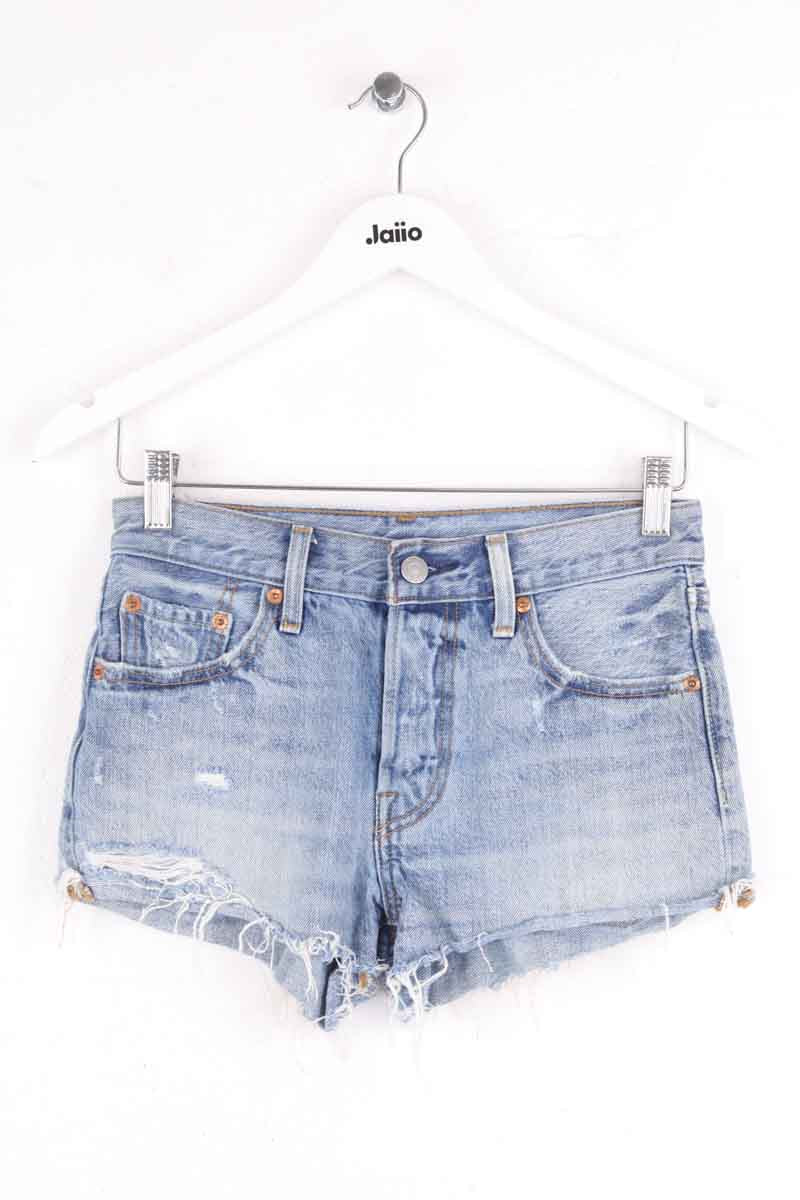 Mini short Levi's 501 Bleu en Coton, taille XS - Seconde Main