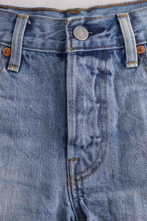 Mini short Levi's 501 Bleu en Coton