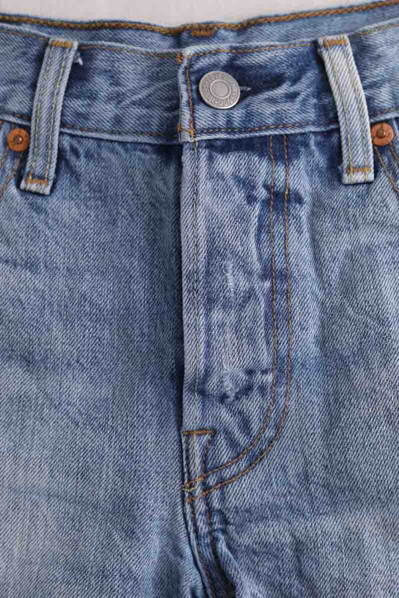 Mini short Levi's 501 Bleu en Coton