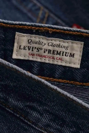 Mini short Levi's 501 Bleu en Coton
